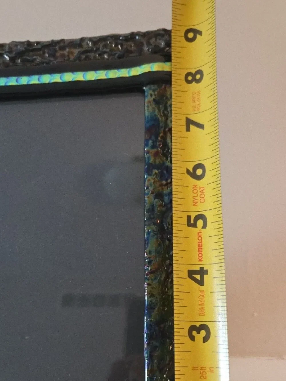 Iridescent Dichroic Glass Picture Frame